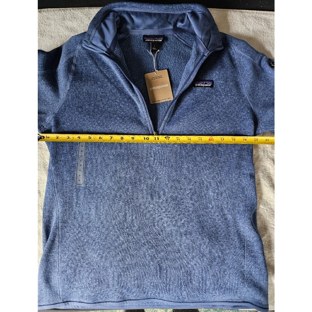 Patagonia Women's Better Sweater 1/4 Zip Fleece Pullover Large - Picture 8 of 9